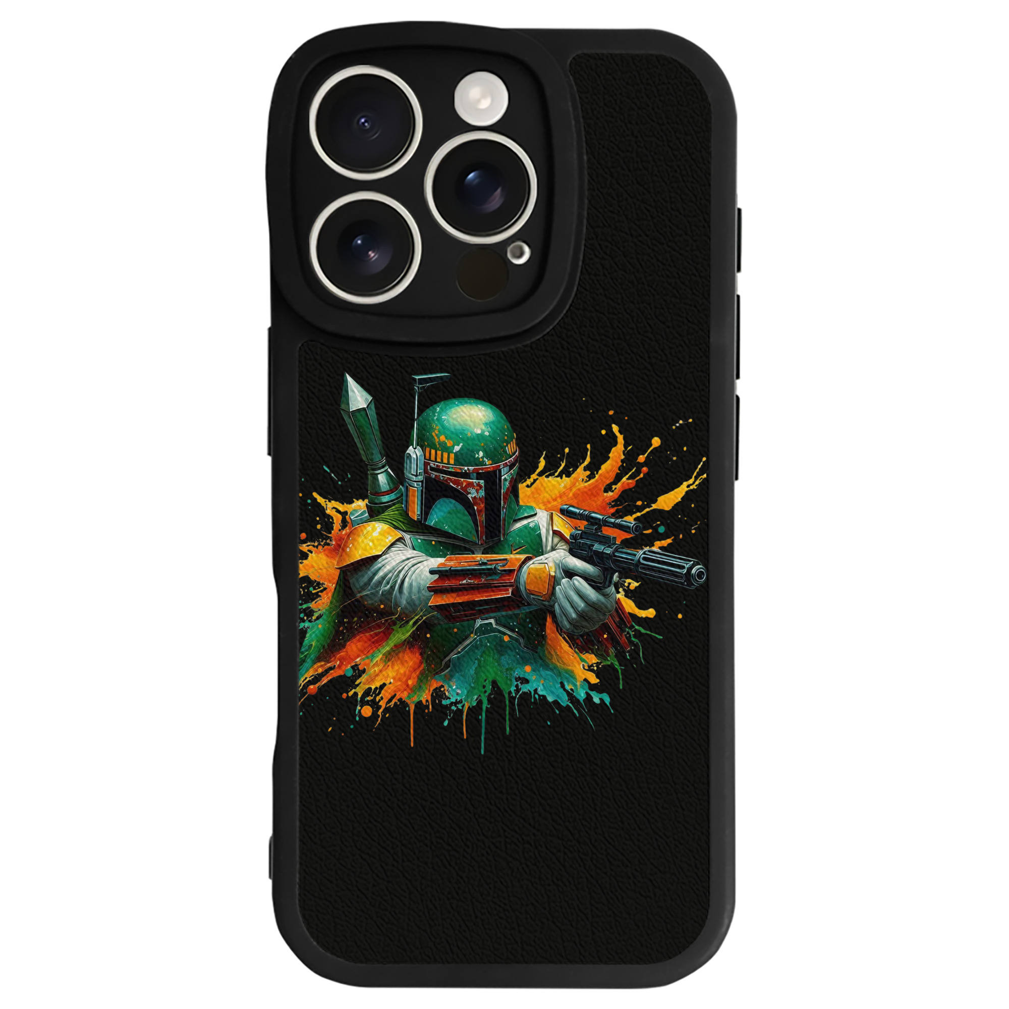 （画像用） スター・ウォーズ Star Wars 【iPhone 16シリーズ対応】シリコンスマホケース（レザー調） 材質：シリコン